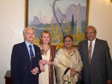 На приеме в честь Дня дипломата с А.Р.Х.Кайсером - экс-послом Бангладеш в Москве и супругами!